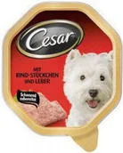 Mokra karma dla psów - Cesar wołowina i wątróbka 150g - miniaturka - grafika 1