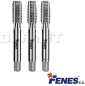 Gwintowniki - HSS Gwintownik ręczny do gwintu metrycznego zwykłego, komplet 3 szt. (RM 800), ISO-529 M12 - miniaturka - grafika 1