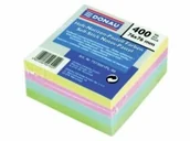 Notesy i bloczki - Donau Notes samoprzylepny 76x76mm 400 kartek PASTEL - miniaturka - grafika 1