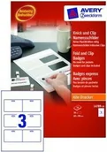 Identyfikatory - Avery Zweckform Identyfikator dwustronny 60 x 90 mm - miniaturka - grafika 1
