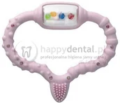 Szczoteczki do zębów dla dzieci - Curaprox Curaden CURAbaby - gryzak dla niemowlaka z grzechotką (dwa kolory do wy - miniaturka - grafika 1