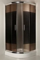 Kabiny z hydromasażem - Sea Horse Sigma 80x80x185 + brodzik BKZ1/3/G - miniaturka - grafika 1