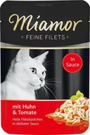 Mokra karma dla kotów - Miamor Feine Filets Kurczak z pomidorem w sosie 100g 74084 - miniaturka - grafika 1