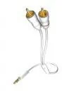 Kable - Inakustik Kabel 3.5mm Jack na 2x CINCH, Star, 0.75m Biały 0031000075 - miniaturka - grafika 1