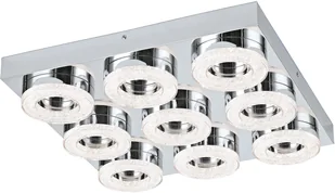 Eglo Plafon lampa sufitowa Fradelo 9x4W LED chrom kryształ 95665 - Lampy sufitowe - miniaturka - grafika 2
