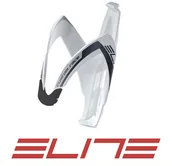 Koszyki rowerowe - ELITE Koszyk na bidon Custom Race Biało-czarny - miniaturka - grafika 1