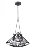 Lampy sufitowe - Sigma Lampa wisząca NOWUM 3 z deco kloszami 31026 - miniaturka - grafika 1