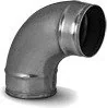 Złącza i kolanka wentylacyjne - Alnor Kolano tłoczone BP-150-90 - miniaturka - grafika 1