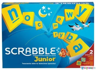 Mattel Scrabble Junior Y9735 - Gry planszowe - miniaturka - grafika 6