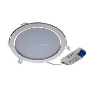 Italux Oprawa do zabudowy LED Luxram Intego Round Classic 8 16W Coolwhite 204052 - Oprawy, klosze i abażury - miniaturka - grafika 2