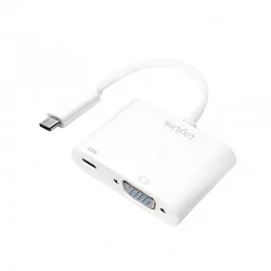 Logilink USB-C VGA (UA0259) - Złącza, przejściówki, adaptery Logilink USB-C VGA (UA0259) - Złącza, przejściówki, adaptery - miniaturka - grafika 1