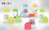 Butelki dla niemowląt - Akuku Butelka Profilowana, okrągła 125 ml 0+ A0004 - miniaturka - grafika 1