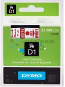 Taśmy do drukarek barwiące - Dymo oryginalny taśma do drukarek etykiet 53715 S0720950 czerwony druk/biał - miniaturka - grafika 1