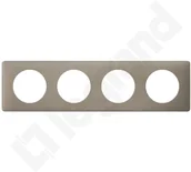 Klawisze i ramki - Legrand 066724 CELIANE RAMKA GLINIANY X4 POZ/PION - miniaturka - grafika 1
