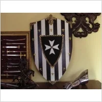 Płatnerze hiszpańscy TARCZA ZAKONU KAWALERÓW MALTAŃSKICH - Repliki - akcesoria - miniaturka - grafika 2