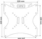 Uchwyty do telewizora - 4World 09931 - miniaturka - grafika 1