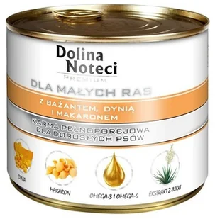 Dolina Noteci Dolina Noteci Premium Pies Mały Bażant dynia i makaron puszka 185g - Sucha karma dla kotów - miniaturka - grafika 3