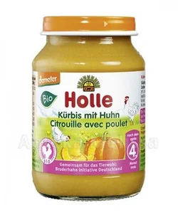 Holle Danie BIO - dynia z ryżem - bez glutenu, jaj, mleka i soli powyżej 4 miesiąca - Dania dla dzieci - miniaturka - grafika 2