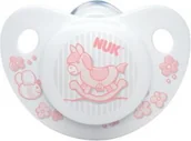 Smoczki uspokajające - NUK Silikonowy smoczek uspokajający bez uchwytu TRENDLINE Baby Rose 6-18m rozm. - miniaturka - grafika 1