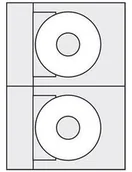 Etykiety do drukarek - Argo Etykieta Uni CD 50 arkuszy - miniaturka - grafika 1