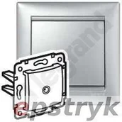 Gniazdka elektryczne - Legrand VALENA - GNIAZDO KOŃCOWE TV 2400MHZ 10 DB ALUMINIOWE 770130 - miniaturka - grafika 1