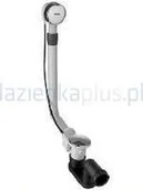 Syfony - Tres 1.34.846  syfon wannowy z przelewem i korkiem automatycznym-sterowanie pokrętłem, chro - miniaturka - grafika 1