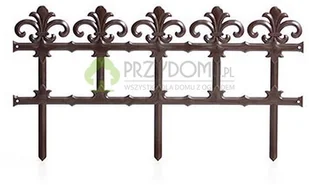 Prosperplast Płotek GARDEN ART 3,7m brązowy - Ogrodzenia - miniaturka - grafika 2