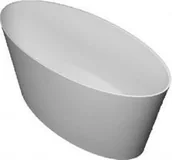 Wanny - Omnires Marble+ Roma 159x72 biały mat Roma159BM - miniaturka - grafika 1