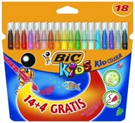 Flamastry - BIC FLAMASTRY KID COULEUR 14+4 841802 - miniaturka - grafika 1