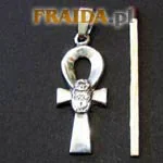 Wróżbiarstwo i radiestezja - Klucz Nilu (Ankh) ze skarabeuszem AgC 37.4 - miniaturka - grafika 1