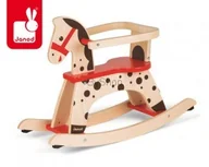 Jeździki dla dzieci - Janod Konik na biegunach Caramel J05984 - miniaturka - grafika 1