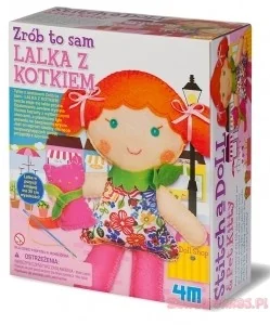 4M Industrial Development Inc. Zrób to sam - Lalka z kotkiem 4M - Kreatyna - miniaturka - grafika 4