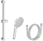 Baterie wannowe i prysznicowe - Ravak X07S003 Zestaw prysznicowy: wąż tworzywo, słuchawka płaska M, wspornik 60c - miniaturka - grafika 1