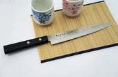 Noże kuchenne - Satake Cutlery Nóż pojedynczy Yanagi Sashimi 20,5 cm Satake Nashiji Black Pakka 801-744 - miniaturka - grafika 1