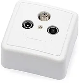 Akcesoria do monitoringu - GNIAZDO PRZELOTOWE SIGNAL RTV-SAT-P - miniaturka - grafika 1