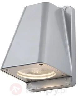 Spotline Kinkiet WALLYX GU10 ścienna, srebrnoszara, max. 50W, IP44  227194 - Lampy ogrodowe - miniaturka - grafika 5