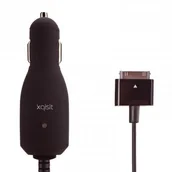 Ładowarki samochodowe - Xqisit Car Charger for iPhone/iPad 2Ah 30pin Black 510255 - miniaturka - grafika 1