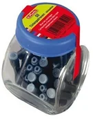 Naboje i atramenty - Herlitz NABOJE ATRAMENTOWE W SŁOICZKU NIEBIESKIE 50szt - miniaturka - grafika 1