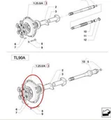 Części i akcesoria do maszyn rolniczych - CNH SPRZĘGŁO SILNIKA (POJEDYŃCZE) 5189823 - miniaturka - grafika 1