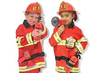 Melissa&Doug Kostium Strażaka 14834 - Zabawy w naśladowanie dorosłych - miniaturka - grafika 4