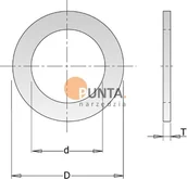 Akcesoria do elektronarzędzi - CMT PIERŚCIENIE REDUKCYJNE DO PIŁ TARCZOWYCH Art.299 299.241.00 - miniaturka - grafika 1