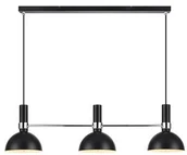 Lampy sufitowe - Markslojd Lampa wisząca LARRY pendant 3L black/brass 106855 - miniaturka - grafika 1
