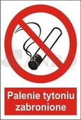 Tablice BHP - ANRO Palenie tytoniu zabronione - miniaturka - grafika 1