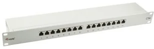 Equip PATCH PANEL 16 PORT 1U KAT.5E EKRANOWANY SZARY (327316) - Panele krosownicze - miniaturka - grafika 2