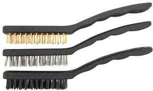 Vorel Szczotki: mosiężna -stalowa-nylonowa 170 mm, kpl.3szt 06963 - Pozostałe akcesoria malarskie - miniaturka - grafika 4