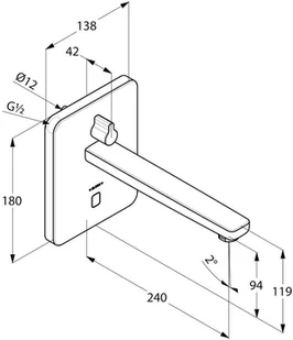 Kludi Zenta 3840005 - Baterie podtynkowe - miniaturka - grafika 2