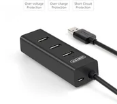 Huby USB - Unitek Y-3089 Hub 4x USB 3.0 - miniaturka - grafika 1