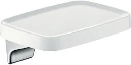 Hansgrohe AXOR Bouroullec Półka 250 mm, do montażu ściennego biały/chrom (42671400) - Półki łazienkowe - miniaturka - grafika 2