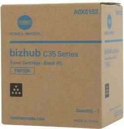 Konica Minolta TNP22K / A0X5152 (B0580) - Tonery oryginalne - miniaturka - grafika 3