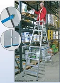 Drabiny - Krause Drabina ze stopniami dwustronna 4,60 m 124784 - miniaturka - grafika 1